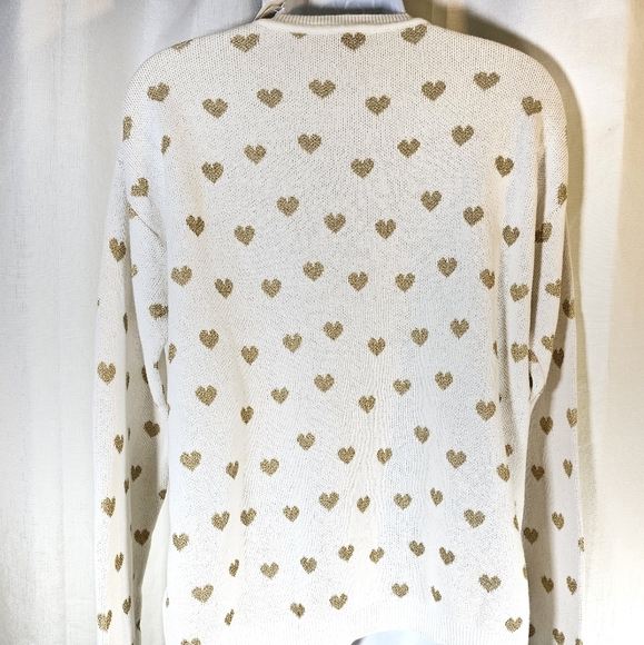 2/$20 Crown & Ivy Kids XL Heart Sweater - Picture 5 of 6